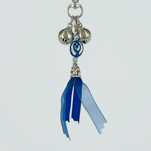 Delfts Blauw Lint Tulp voor tas en portemonnee