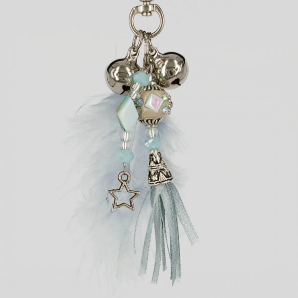 OPRUIMING Bohemian Blauwgrijs met Veer - Afbeelding 4