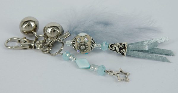 OPRUIMING Bohemian Blauwgrijs met Veer - Afbeelding 3