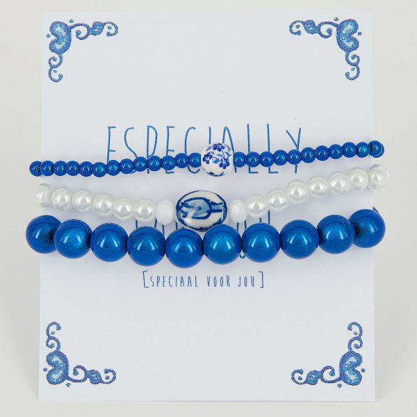 Bracelet set (3 pieces) on card - Image 6