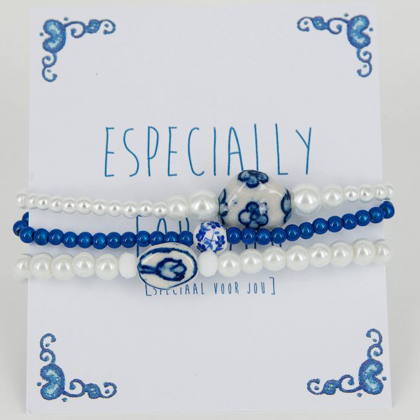 Bracelet set (3 pieces) on card - Image 4