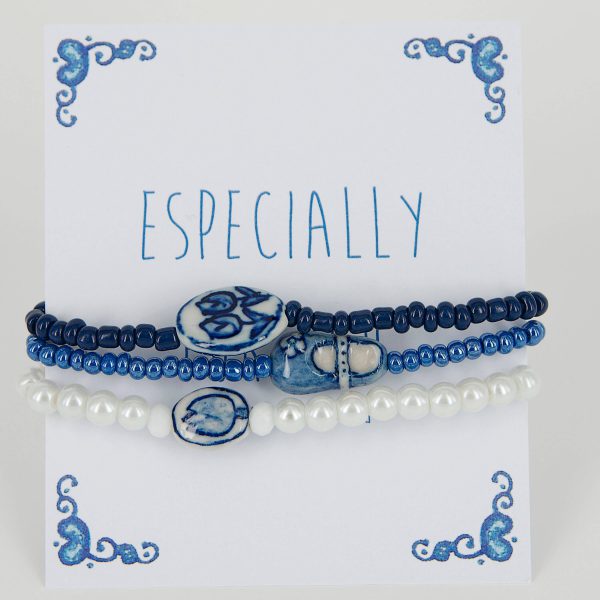 Bracelet set (3 pieces) on card - Image 3
