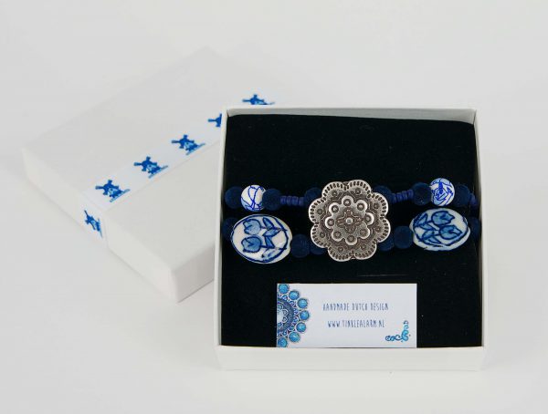 Bracelet Slide-on - Flower Detail