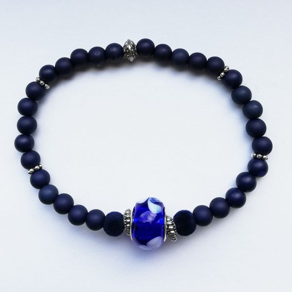 Delfts Blauw Armband met Pandora kraal - Afbeelding 2