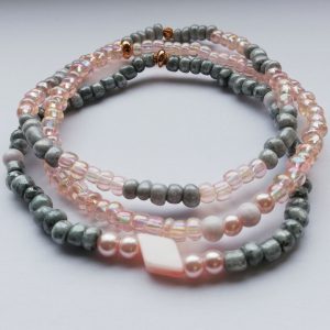 St. Tropez set Rose argenté