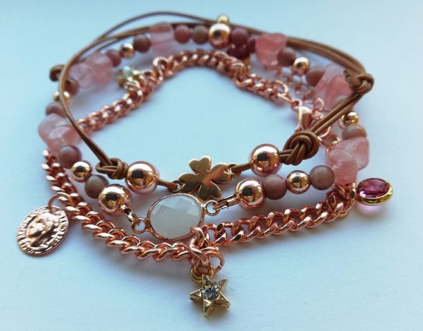 Venetië set Rosé Roze - Afbeelding 2