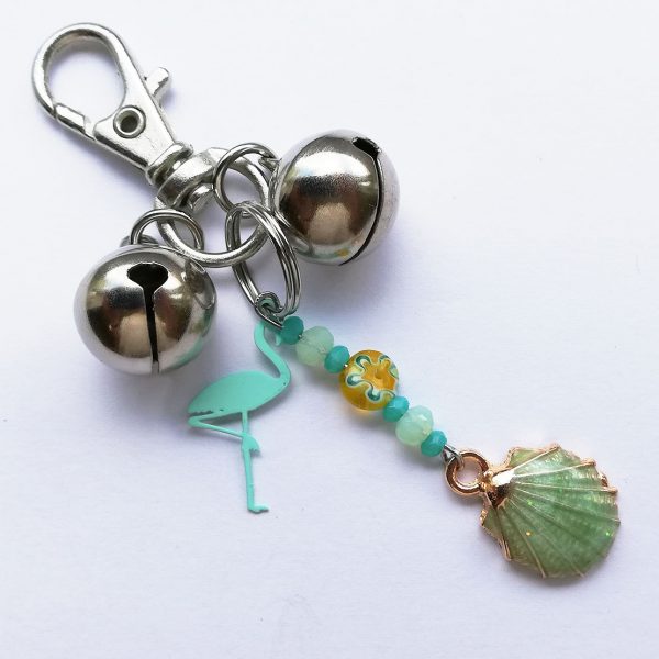 Honolulu Flamingo & Groene schelp
