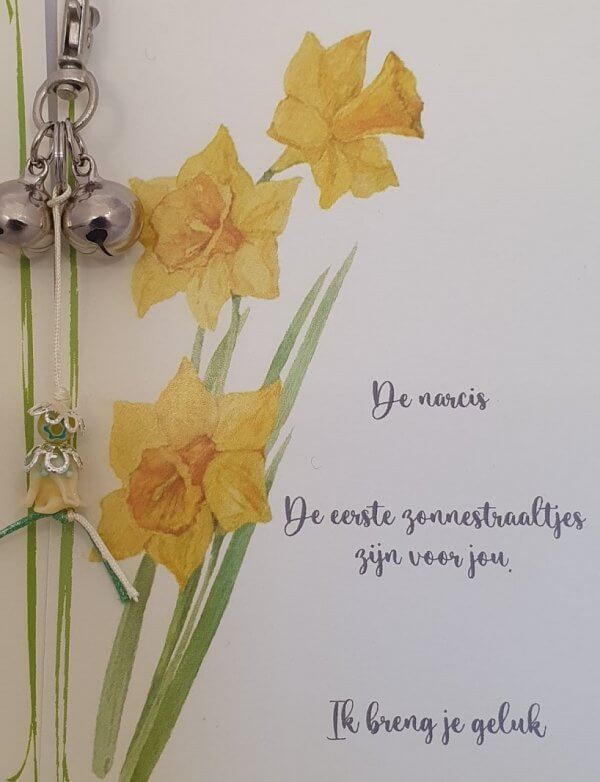 Bloemenkind Narcis gelukspoppetje - Afbeelding 3