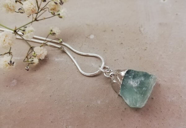 Ketting zilver peridoot