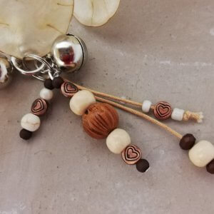 Tinkle Alarm Lieve Hartjes met houten kralen