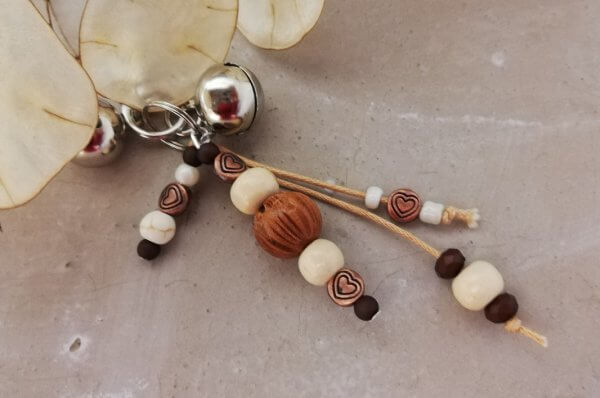 Tinkle Alarm Lieve Hartjes met houten kralen