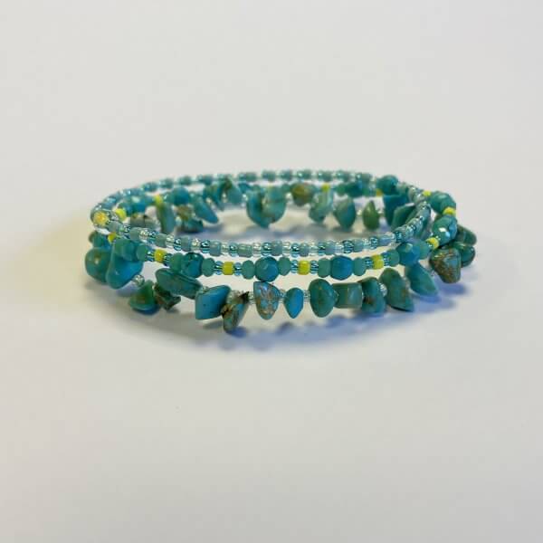 Zomer armbanden set blauw
