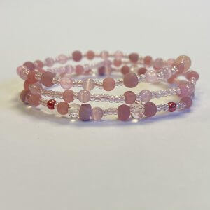 Zomer armbanden set zacht roze