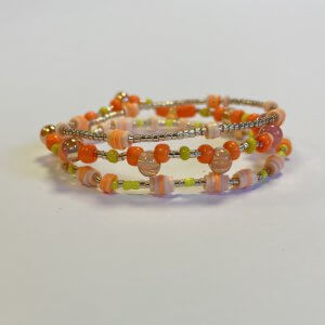 Zomer armbanden set oranje