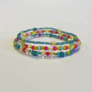 Zomer armbanden set kleurrijk
