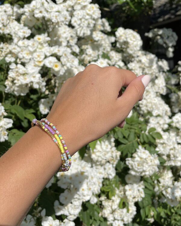 Zomer armbanden set goud - Afbeelding 2