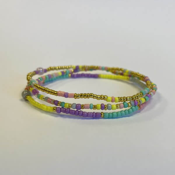Zomer armbanden set goud