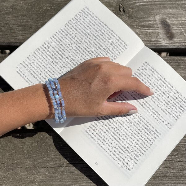 Zomer armbanden set zeeblauw - Afbeelding 4