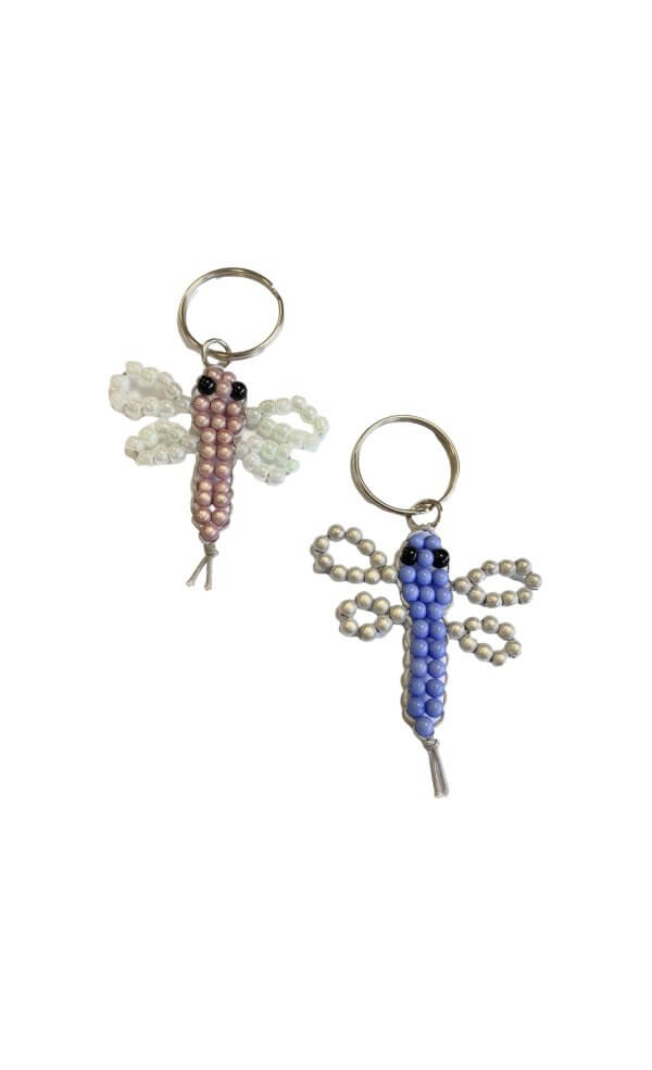 Kinder sleutelhanger figuur libelle blauw - Afbeelding 2