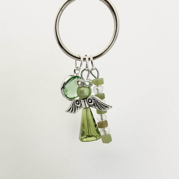 Sleutelhanger Swarovski beschermengel groen - Afbeelding 2