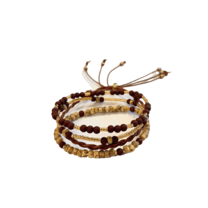 Armbanden set goud
