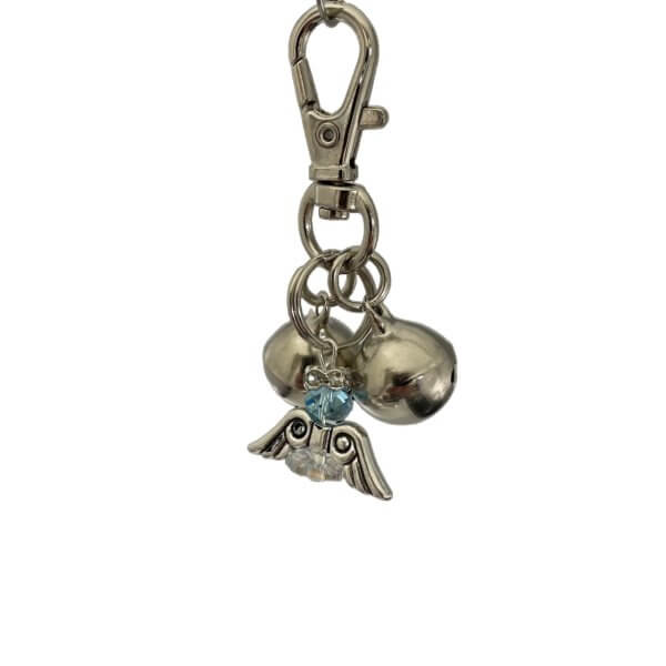Swarovski sleutelhanger lichtblauw