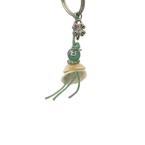 OPRUIMING sleutelhanger schelp groen