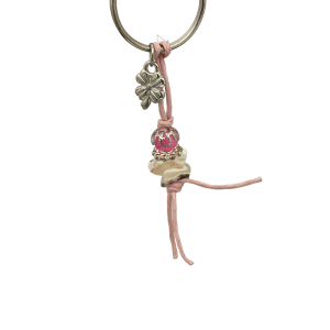 OPRUIMING sleutelhanger schelp roze