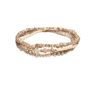 Armbanden set naturel