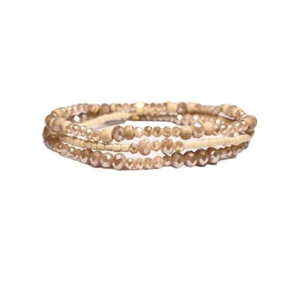 Armbanden set naturel - Afbeelding 2