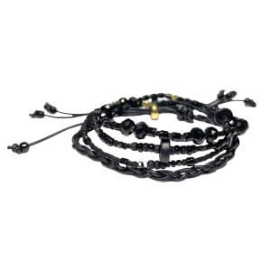 Armbanden set zwart