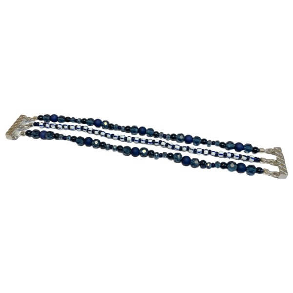 Delfts Blauw armbanden set streepjes - Afbeelding 2