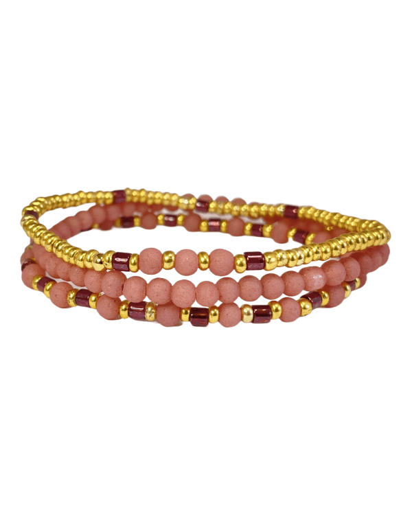 Sieraden set roze naar keuze - Afbeelding 2