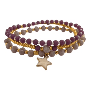 Armbandenset paars