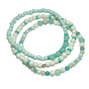 Armbandenset aquablauw 2